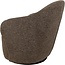Brooz Moderne draaifauteuil Jimi – Present stof Brown met 360° draaifunctie