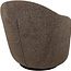 Brooz Moderne draaifauteuil Jimi – Present stof Brown met 360° draaifunctie