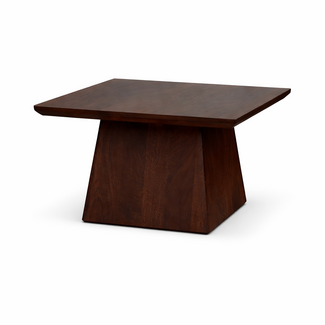 Brooz Rox salontafel 70 cm – walnoot bruin mangohout