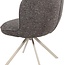 Brooz Kate eetkamerstoel set van 2 – 360° draaibaar met off-white onderstel | Present Dark Brown