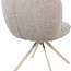 Brooz Kate eetkamerstoel set van 2 – 360° draaibaar met off-white onderstel | Present Sand