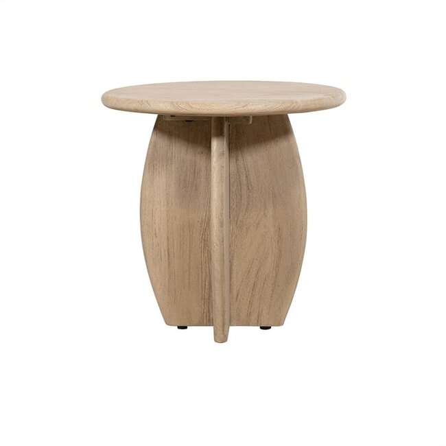 Brooz Durban bijzettafel Ø50 cm – acaciahout Weathered Wood