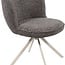 Brooz Kate eetkamerstoel set van 2 – 360° draaibaar met off-white onderstel | Present Dark Brown