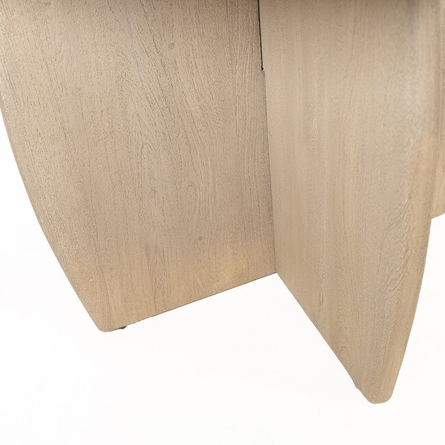Brooz Durban bijzettafel Ø50 cm – acaciahout Weathered Wood