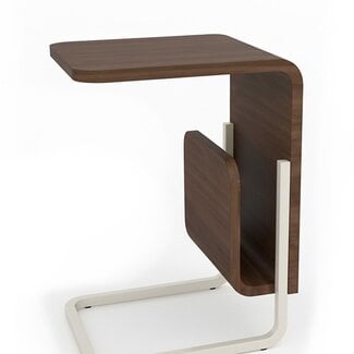 MySons Belize laptoptafel met houten tijdschriftenhouder