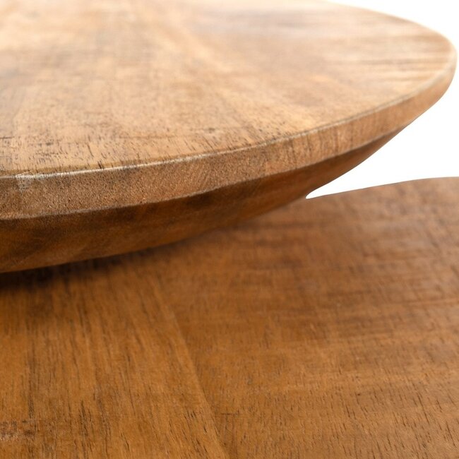 Brooz Erfurt salontafel set van 2 – organisch mangohout Smooth Natural