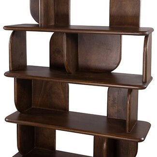 MySons Oregano boekenkast 90, Mango Brown Walnut