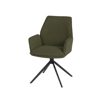 MySons Riva eetkamerstoel - draaipoot 360ARS - Vibe - Moss 38 (set of 2)