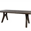 MySons Eetkamertafel 200, langwerpig met ronde hoeken, Mango Espresso Brown