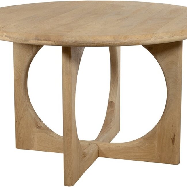 MySons Eetkamertafel Ø130, Acacia Groovy Natural