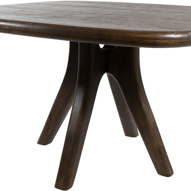 MySons Eetkamertafel stuiver vorm 120, Mango Espresso Brown