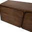MySons TV dressoir 150 met 2 deuren en 2 lades, Mango Dark Malt