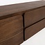 MySons TV dressoir 150 met 2 deuren en 2 lades, Mango Dark Malt