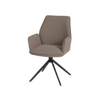 MySons Riva eetkamerstoel - draaipoot 360ARS - Vibe - Liver 21 (set of 2)
