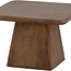 Brooz Salontafel 60 cm Mango Brown Walnut – Compacte Vierkante Design Salontafel