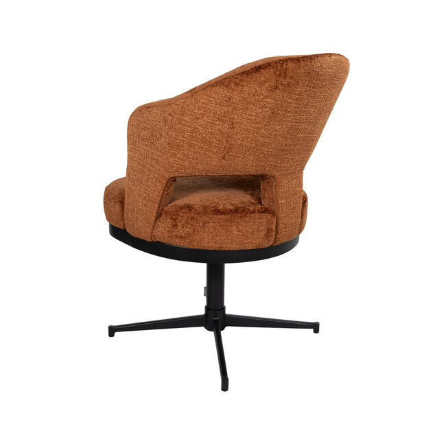 MySons Friso armstoel - draaipoot 360 - Solo - Brandy 272