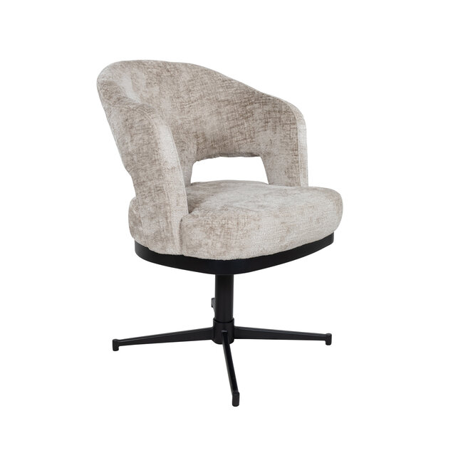 MySons Friso armstoel - draaipoot 360 - Solo - Liver 170