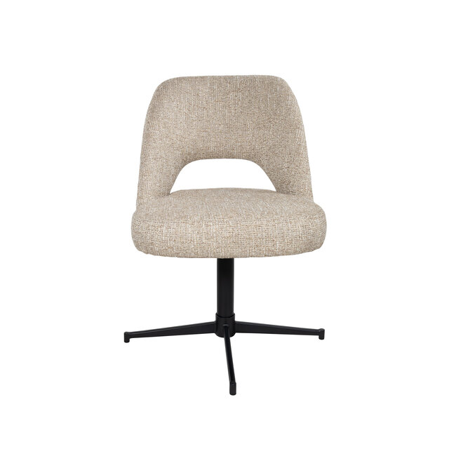 MySons Maxima eetkamerstoel - draaipoot  360 - Field - Wine red 232 (set of 2)