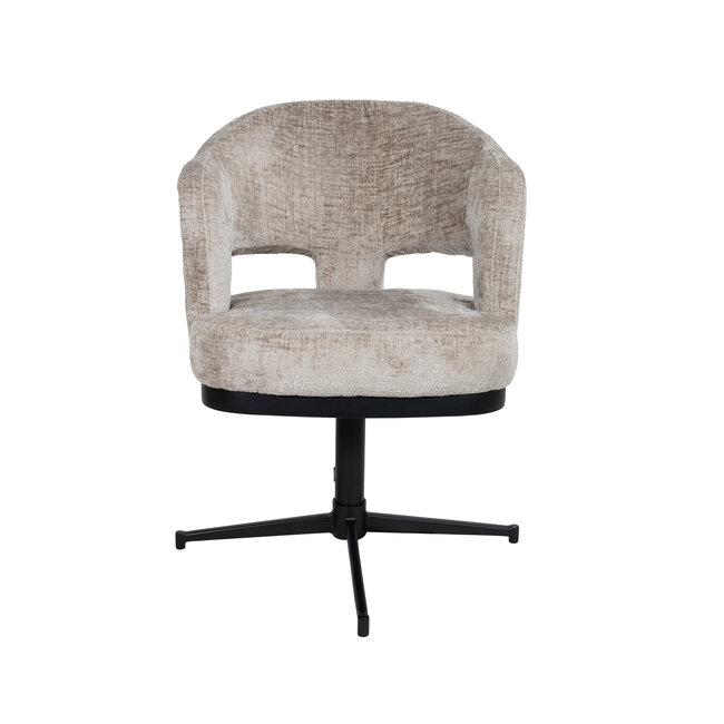 MySons Friso armstoel - draaipoot 360 - Solo - Liver 170