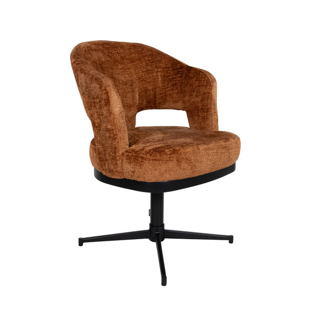 MySons Friso armstoel - draaipoot 360 - Solo - Brandy 272