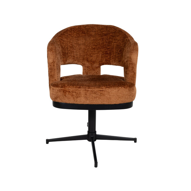 MySons Friso armstoel - draaipoot 360 - Solo - Brandy 272