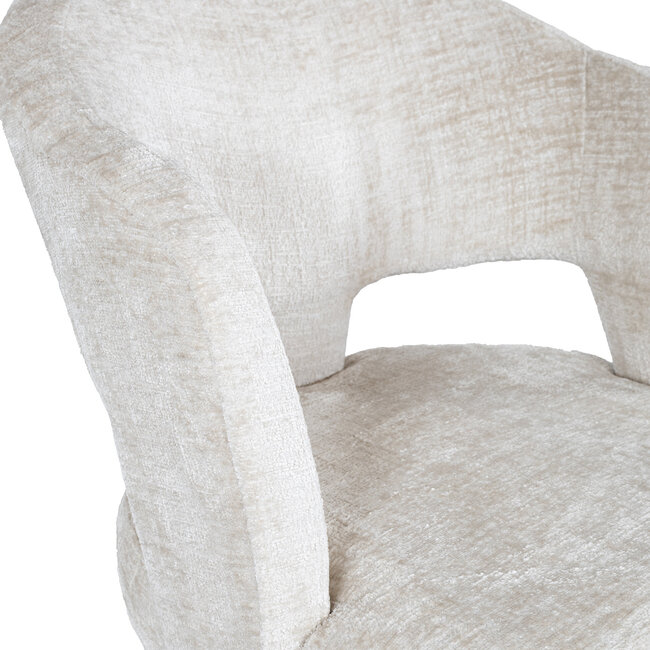 MySons Friso armstoel - draaipoot 360 - Solo - Natural 111