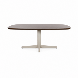 Brooz Eetkamertafel 190 cm – Deens ovaal met beige poot | Mango Brown Walnut