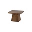 Brooz Salontafel 60 cm Mango Brown Walnut – Compacte Vierkante Design Salontafel