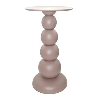 Brooz Gouda plantentafel Ø51 x H98 cm – Biscuit | Moderne zuil voor planten en decoratie