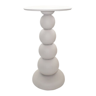 Brooz Gouda plantentafel Ø51 x H98 cm – Off-White | Moderne design plantenzuil
