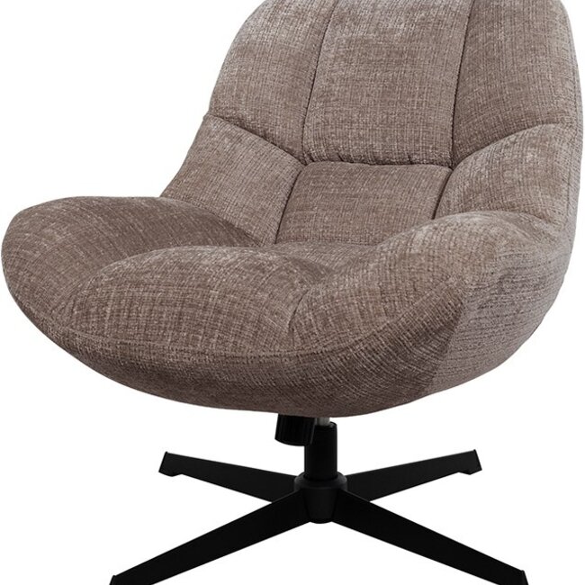 Brooz Chuck draaifauteuil 360° met Rock System – Cremona Fur 24 | Relaxfauteuil
