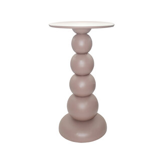 Brooz Gouda plantentafel Ø45 x H85 cm – Biscuit | Moderne design plantenzuil