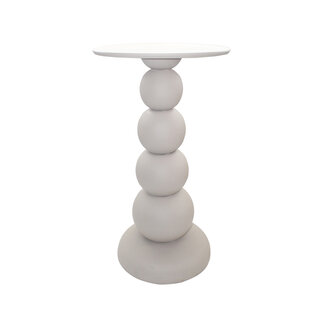 Brooz Gouda plantentafel Ø45 x H85 cm – Off-White | Moderne design plantenzuil