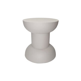 Brooz Parma bijzettafel Ø45 x H50 cm – Off-White | Moderne design bijzettafel