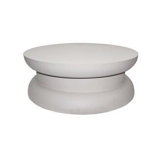 Brooz Parma salontafel Ø85 x H30 cm – Off-White | Moderne design salontafel