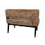 Brooz Bowie eetkamerbank 105 cm arm rechts – Cremona Cinnamon 18 | Moderne design eetbank