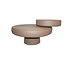 Brooz Alkmaar salontafel Ø68 x H38,5 cm – Brown | Moderne design salontafel