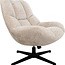 Brooz Chuck draaifauteuil 360° met Rock System – Cremona Natural 02 | Luxe relaxfauteuil