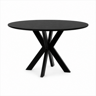 Brooz Eetkamertafel Ø120 – Acacia Black | Tokio Table Collection