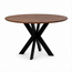 Brooz Ronde eetkamertafel Ø120 cm – Mango Brown Walnut | Tokio Table Collection