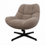 Brooz Chuck draaifauteuil 360° met Rock System – Cremona Fur 24 | Relaxfauteuil