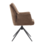 Brooz Eetkamerstoel Sem Tresor 43 Taupe | Draaibaar | Set van 2