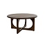 Brooz Salontafel Ø80 Mango Brown Walnut | Rond Mangohout