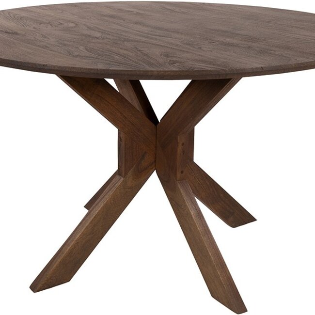 Brooz Eetkamertafel Ø130 Acacia Marron Brown | Rond
