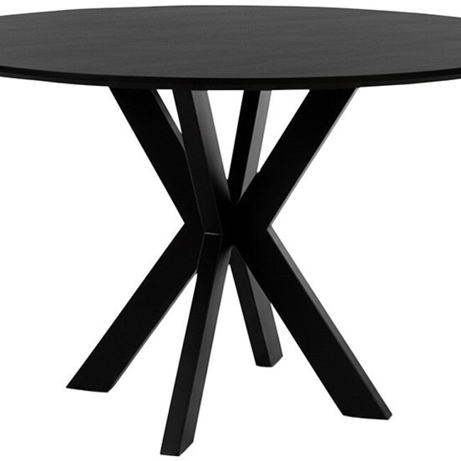 Brooz Eetkamertafel Ø130 Acacia Black | Rond