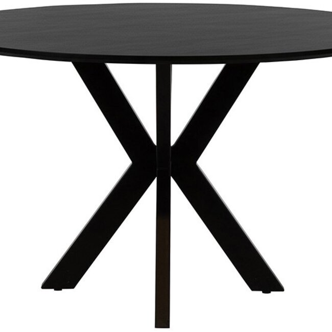 Brooz Eetkamertafel Ø130 Acacia Black | Rond