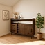 Brooz Barkast 160 Mango Brown Walnut | 2 Schuifdeuren & 3 Lades