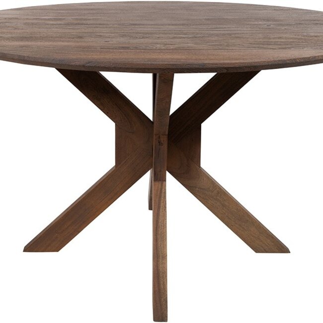 Brooz Eetkamertafel Ø130 Acacia Marron Brown | Rond