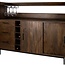 Brooz Barkast 160 Mango Brown Walnut | 2 Schuifdeuren & 3 Lades