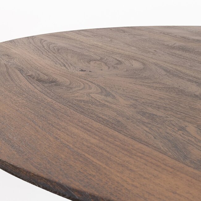 Brooz Eetkamertafel Ø130 Acacia Marron Brown | Rond